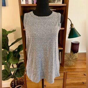 NWT Current/Elliott Heather Gray Muscle Tee Tank Top Size 1